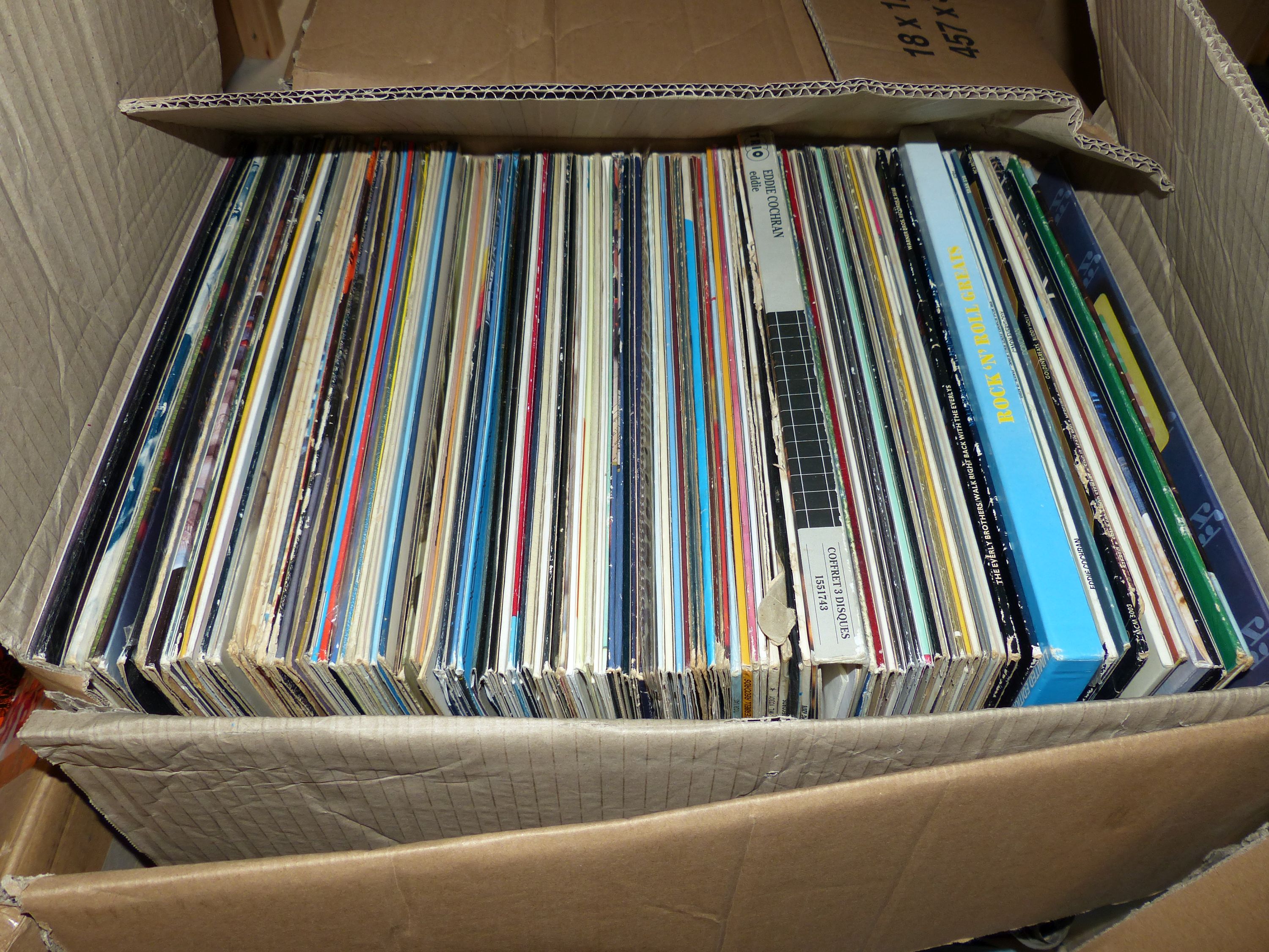 A large collection of 1960's and 70's Pop and Rock vinyl LPs and singles